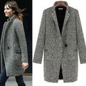 Houndstooth coat trench coat in the long section