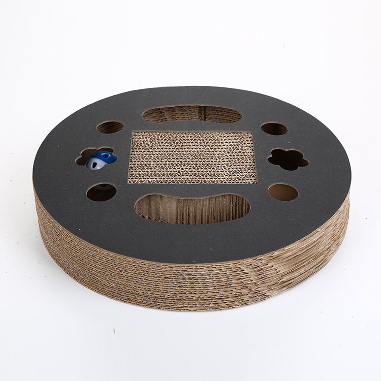 Corrugated cat scratch board cat toy