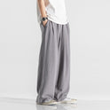 Lightweight Breathable Summer Plus Size Loose Straight Wide Leg Cotton And Linen Casual Pants