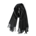 Faux Cashmere Scarf Solid Color Winter