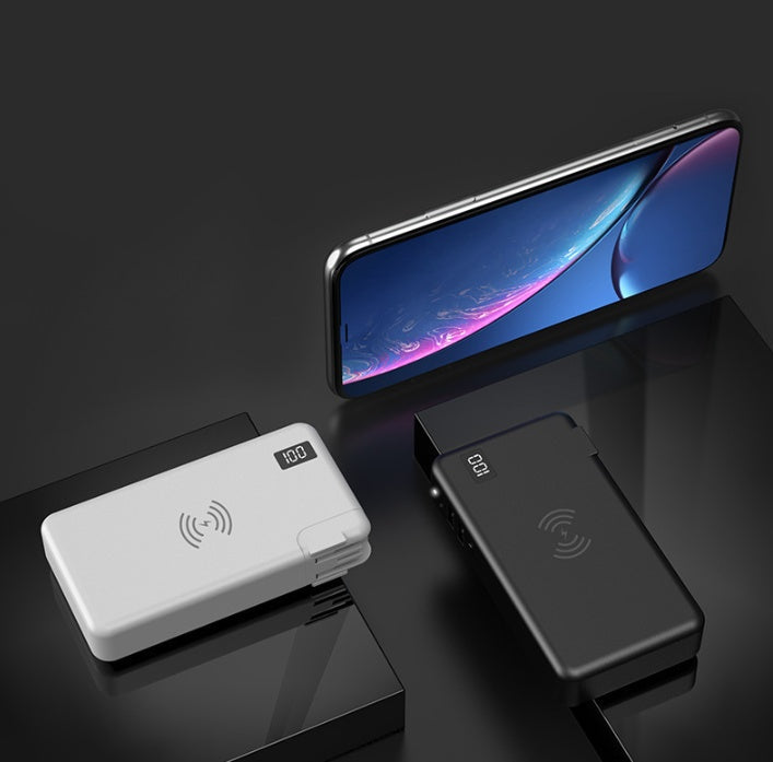 Three in one wireless power bank