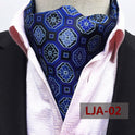 British suit shirt neckline scarf