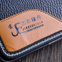 Double zip flap wallet