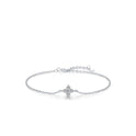 S925 Silver Clover Bracelet Full Diamond Bracelet