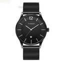 Mesh Belt Simple Large Dial Business Casual Quartz Watch