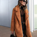 Woolen long coat