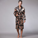 men silk robe