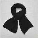 Winter Men's Solid Color Scarf Women's Shawl