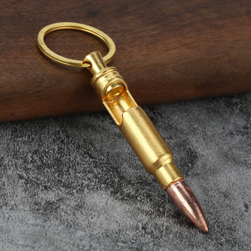 Metal Keychains Bullet Bottle Opener Creative Pendant