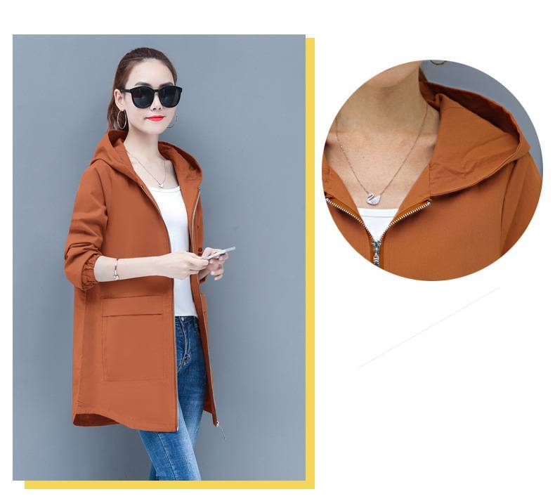 New Style Plus Fat Plus Size Women's Trench Coat