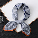 Ladies classic letter plaid scarf