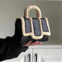 Lamb Wool Portable And Fashion Crossbody Bag