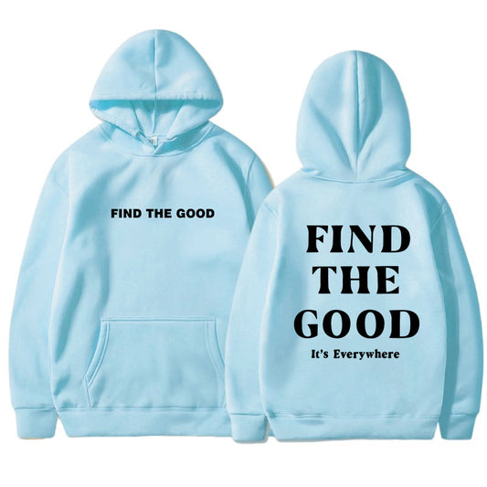 Brushed Hoody Plain Letter Printed Hoodie