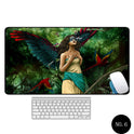 Angel Pattern Large Office Non-Slip Mouse Pad