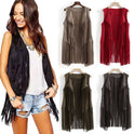 Fashion Thin Tassel Sleeveless Vest Women