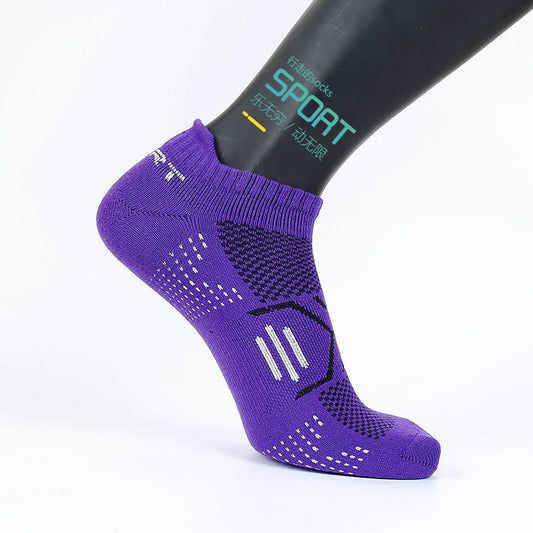 Women's Colorful Mesh Breathable Sweat Absorbing Sports Short Socks