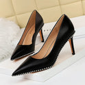 Thin women's high heel shoes