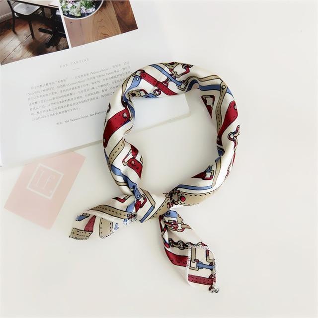 Printed scarf scarf