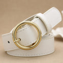 Alloy versatile round buckle belt