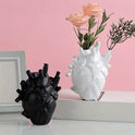 Heart Flower Pot Arrangement Resin Crafts Statue Ornaments