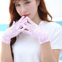 Finger thin sunscreen gloves