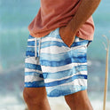 Hawaii Beach European And American Printed Casual Men's Shorts