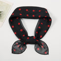 Chiffon Small Silk Scarf Breathable Sun Protection Printing