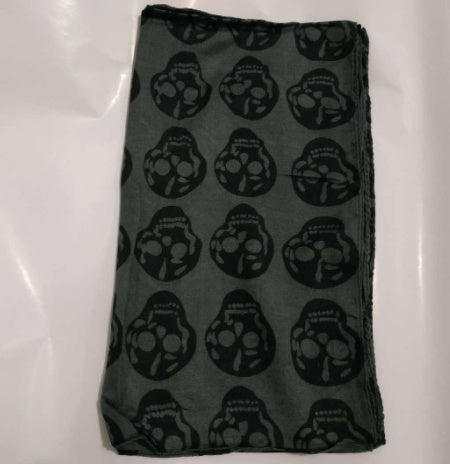 Skull skull cotton hemp scarf