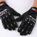 Outdoor motorcycle electric bicycle riding non-slip gloves sunscreen hard shell CS full finger sports touch screen gloves wholesale