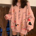 Women's printed sweater