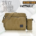 Manjianghong new canvas bag bag bag retro trend of men's business Metrosexual inclined shoulder bag foreign trade package