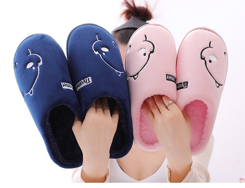 Indoor lovers' cotton slippers