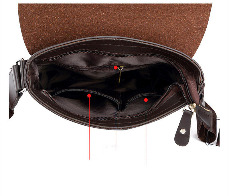 Men's New Casual Business Shoulder Messenger Bag