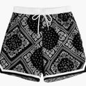 Graffiti 3D Casual Loose Men's Beach Pants