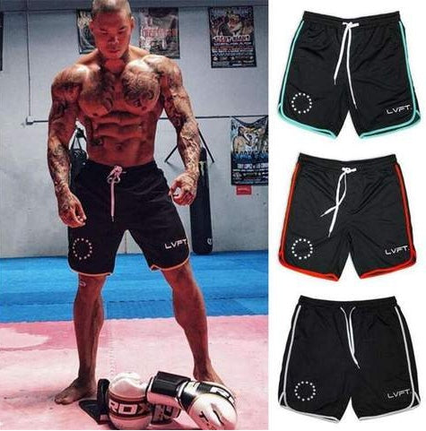 Muscle Fitness Dog Brothers Sports Shorts Men's Quick-drying Breathable Pants Summer Running Training Shorts