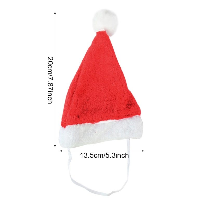 High-end Plush Holiday Decoration Pet Hat