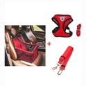 Luxury Pet's Safety Car Seat Carrier  Premium Harness & Leash set  Car Safety Belt