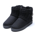 Snow boots autumn and winter new warm cotton boots thick wool tube flat student shoes women high to help soft bottom boots