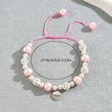 Pearl Bracelet English Letter Special-interest Design