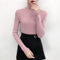 Turtleneck knitted bottoming shirt