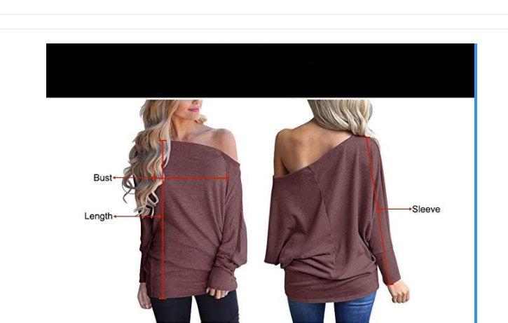 Women's Solid Color Long-sleeved Casual Loose T-shirt