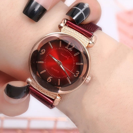 Gradient color trend watch ladies fashion casual