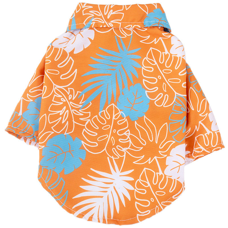 Pet Beach Leaf Shirt Hawaii