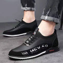 Men's Casual Shoes Fashion Slip-on Leather Shoes