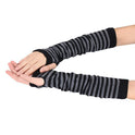 Fingerless knit sleeves