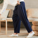 Loose Size Straight Youth Linen Casual Pants