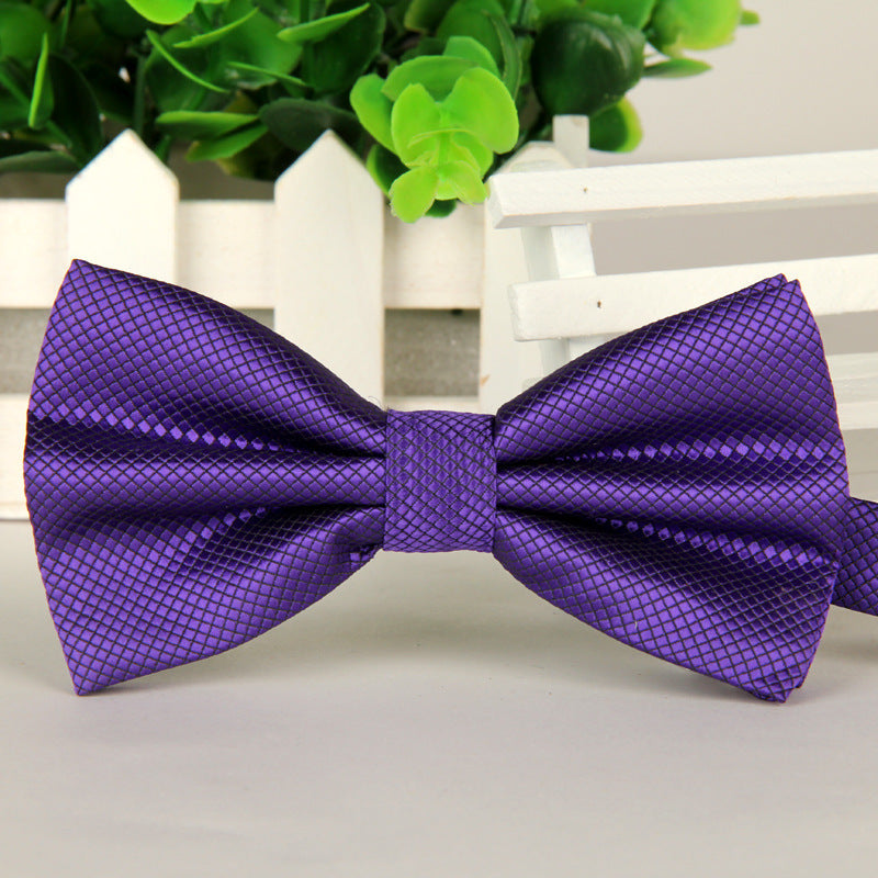 Bow Tie Men's Polyester Yarn Casual Jacquard