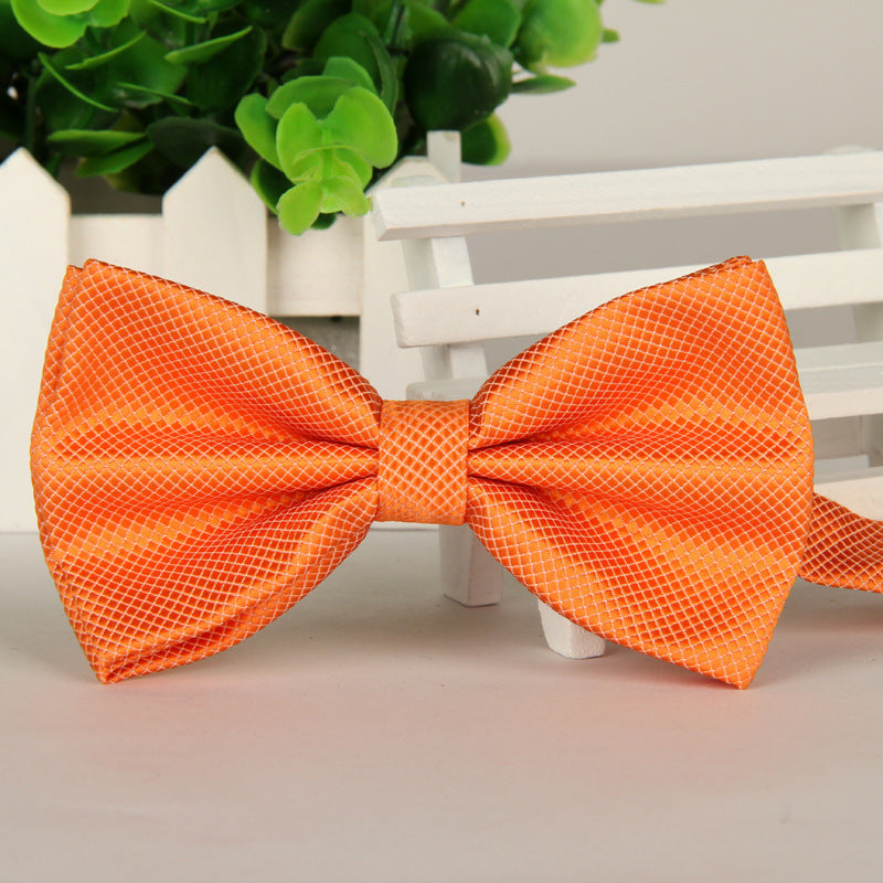 Bow Tie Men's Polyester Yarn Casual Jacquard