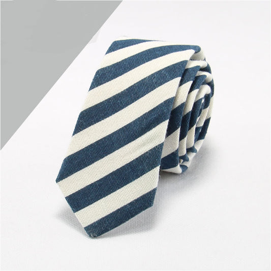 Cotton And Linen Tie Men's Formal Business Tie