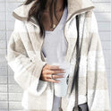 Fashionable And Versatile Woolen Coats In Contrasting Colors